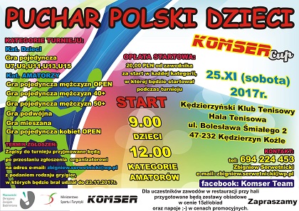 Puchar Polski Dzieci badminton 2017